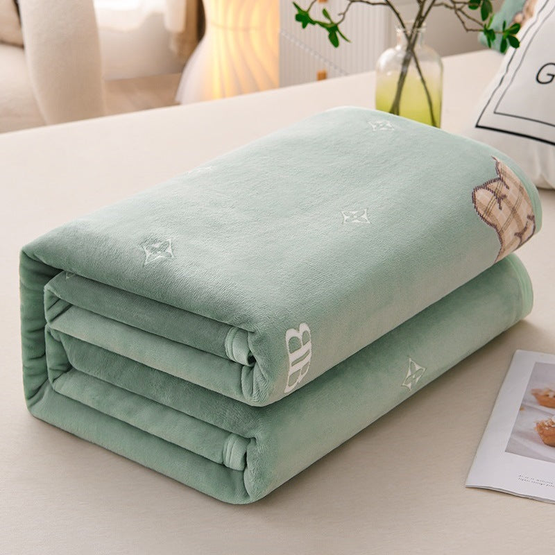 Coral fleece blanket
