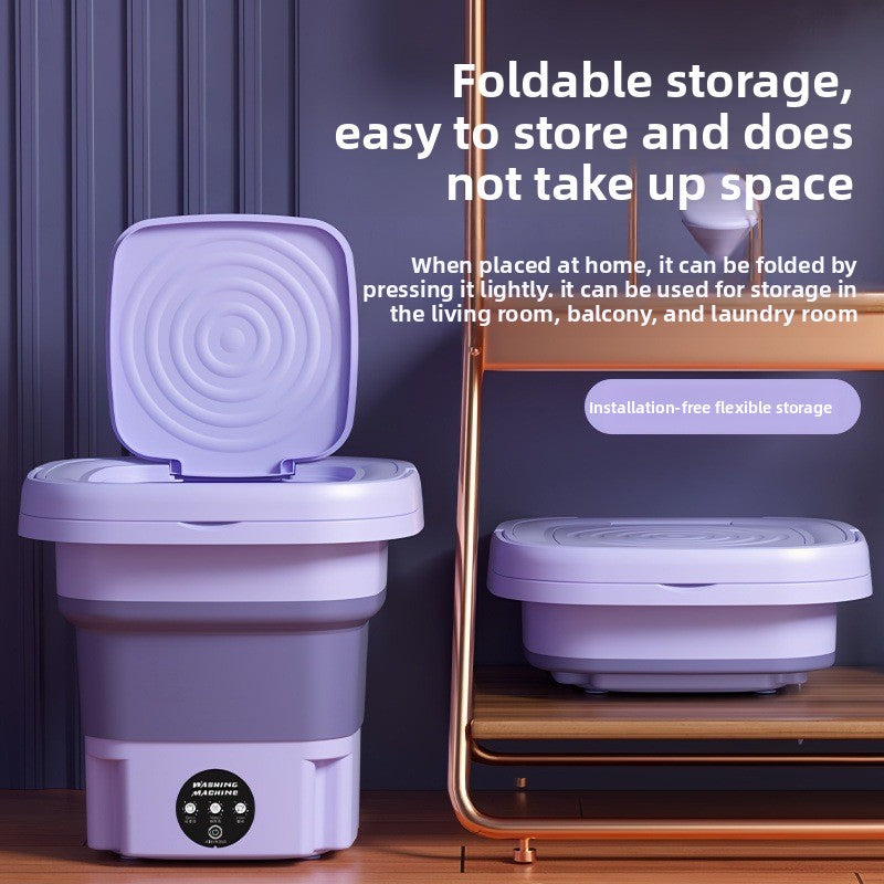 Mini Foldable Portable Washing Machine for Socks and Undergarments