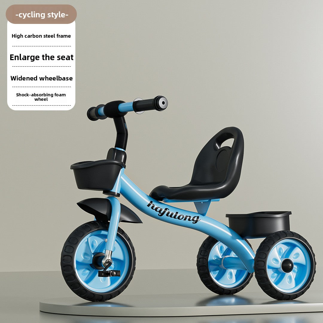 Adjustable Kids Tricycle with Push Handle