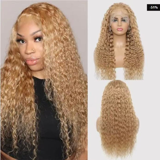Lace Front Wig with Small Curls for Women