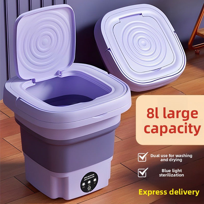 Mini Foldable Portable Washing Machine for Socks and Undergarments