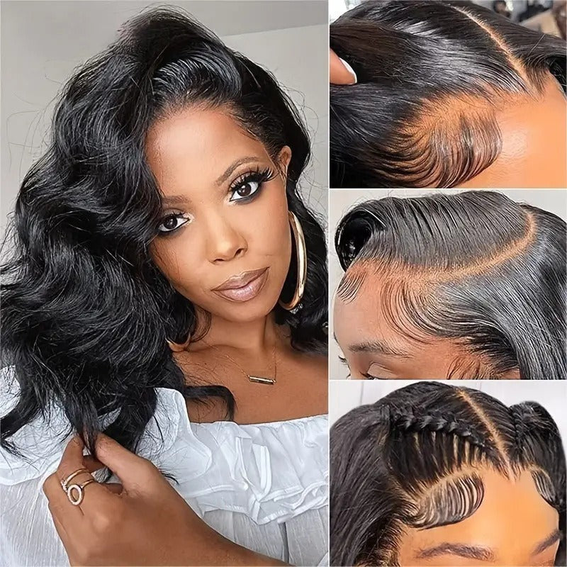 Lace Front Synthetic Wig with Curly Waves