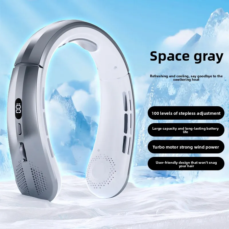 Portable Neck Fan with Adjustable Speeds