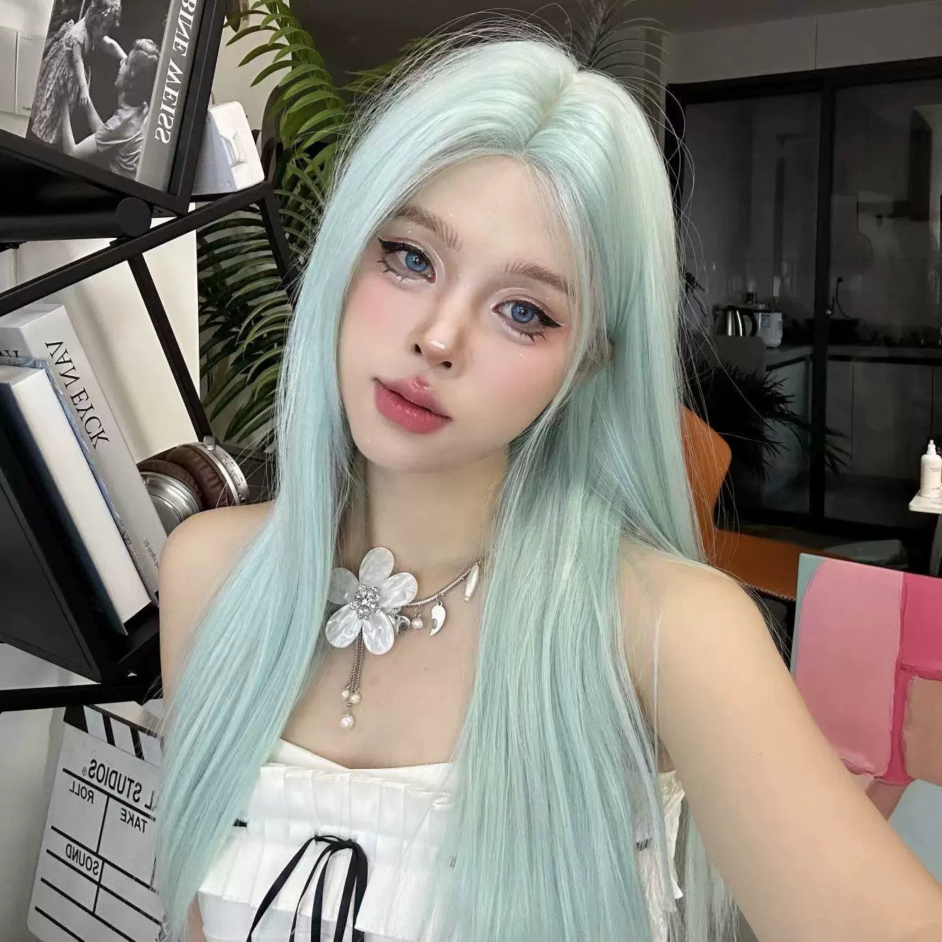Long Straight Synthetic Hair Wig