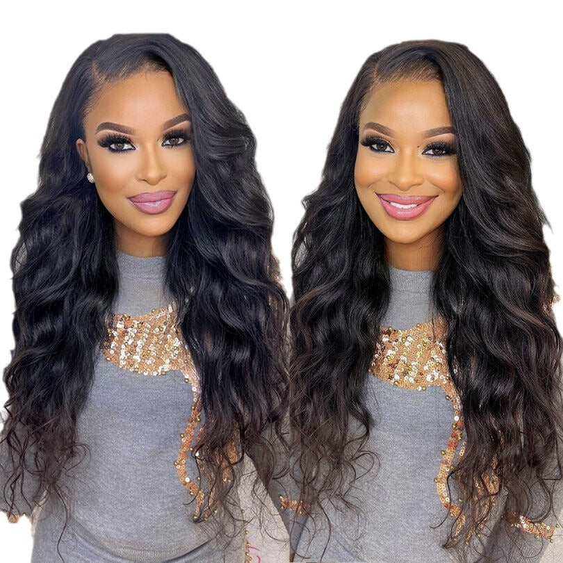 Long Curly Body Wave Lace Front Synthetic Wig