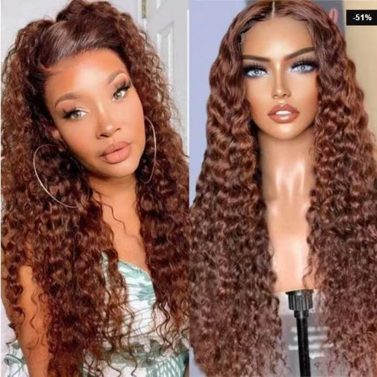Lace Front Wig with Small Curls for Women