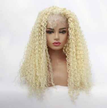 Short Curly Synthetic Lace Front Wig