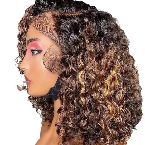 Lace Front Curly Synthetic Wig