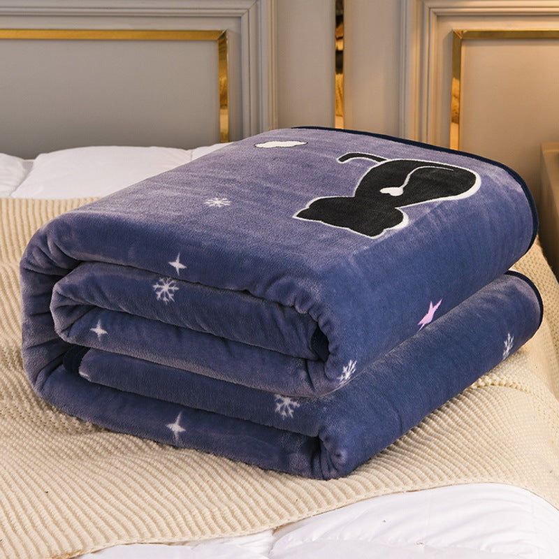Coral fleece blanket