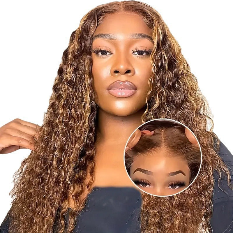 Long Curly Lace Front Synthetic Wig