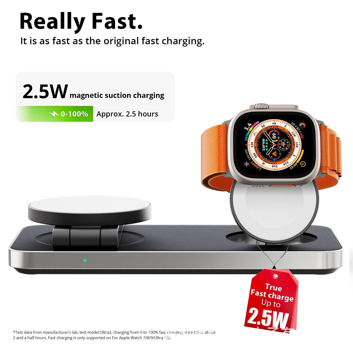 3-in-1 Magnetic Wireless Charger for iPhone Apple Watch AirPods