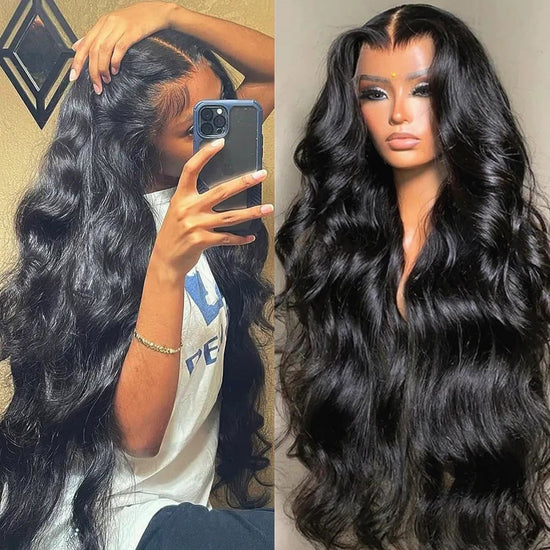 Long Curly Body Wave Lace Front Synthetic Wig