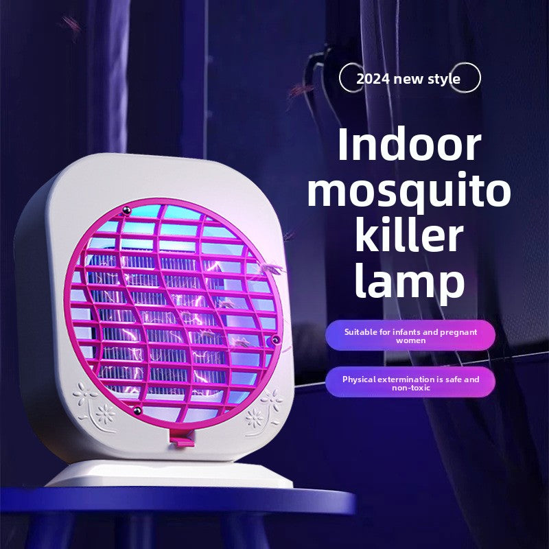 Portable USB Rechargeable Mosquito Killer Lamp with Fan