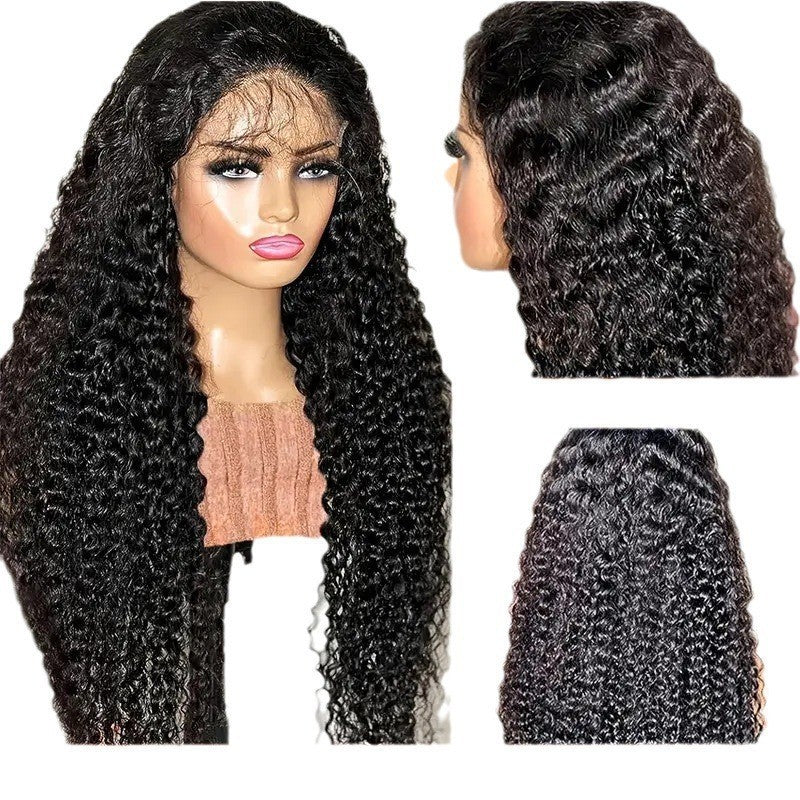 Lace Front Wig with Small Curls for Women