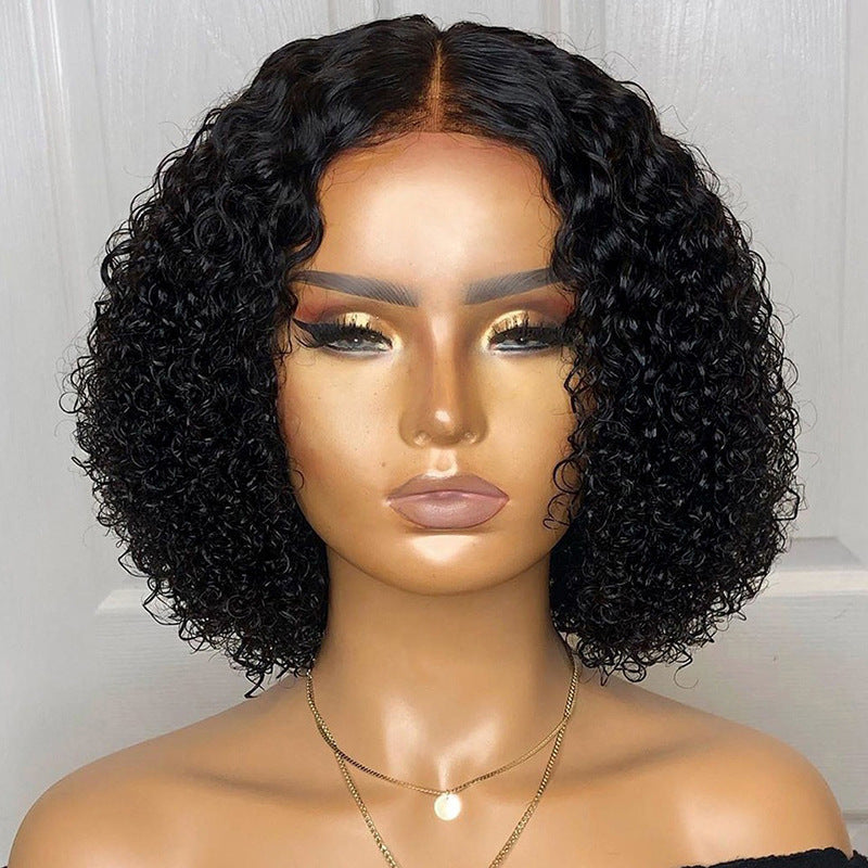 Short Curly Synthetic Lace Wig