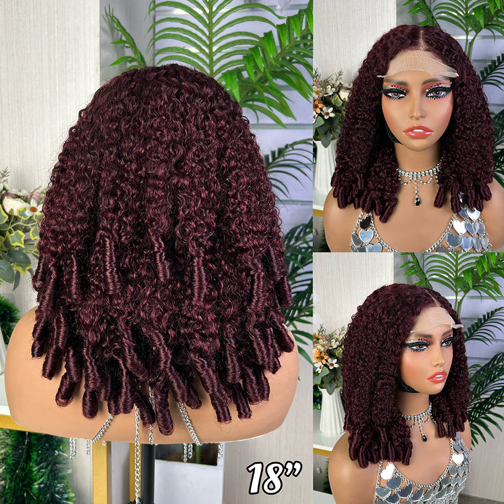 100% Burmese Hair Curly 5x5 Full Lace Frontal Wig