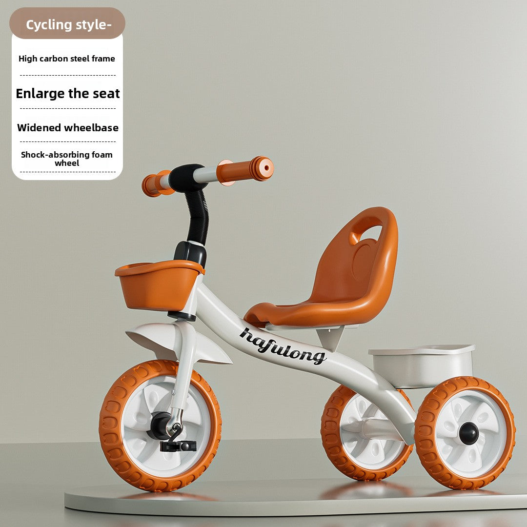 Adjustable Kids Tricycle with Push Handle