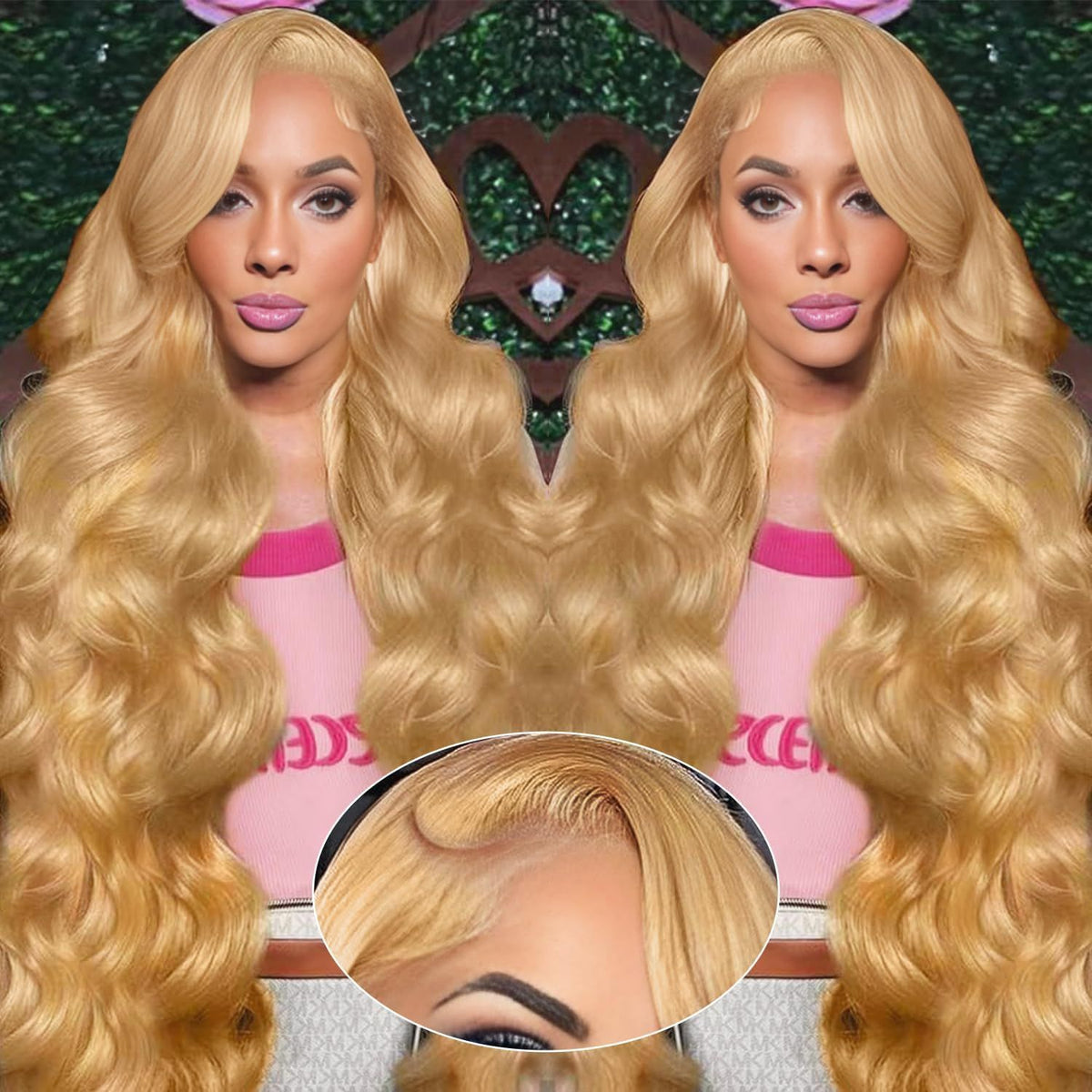 13x4 Body wave Synthetic Lace wig