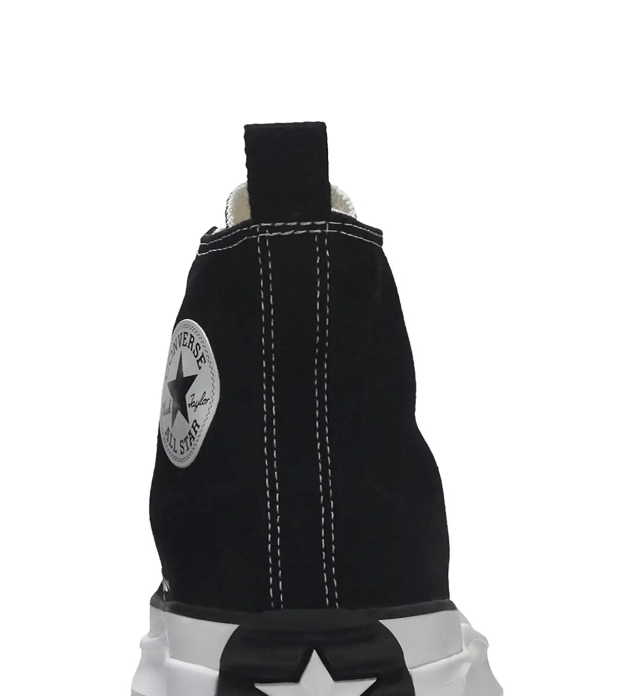 Converse Run Star Hike High Top Black/White Platform Sneakers-All Star