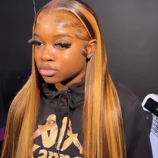 Piano Human Hair Lace Wig