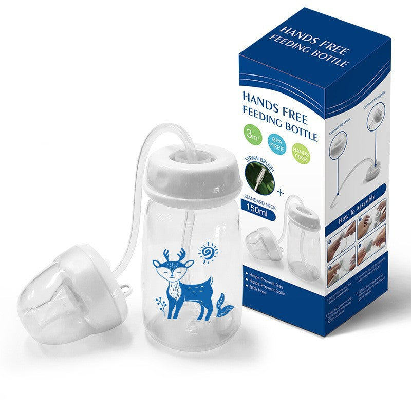Creative Hand-free Feeding Baby Bottle