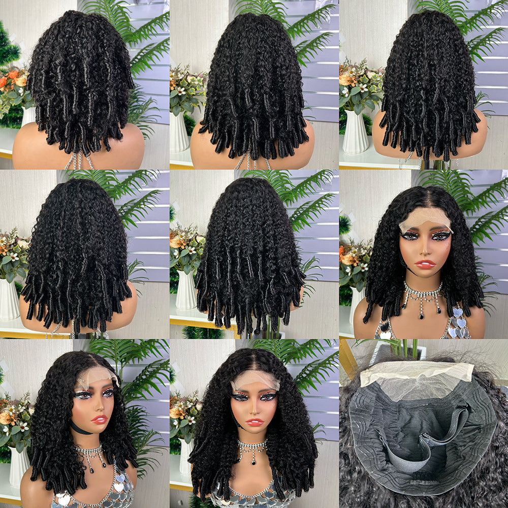 100% Burmese Hair Curly 5x5 Full Lace Frontal Wig