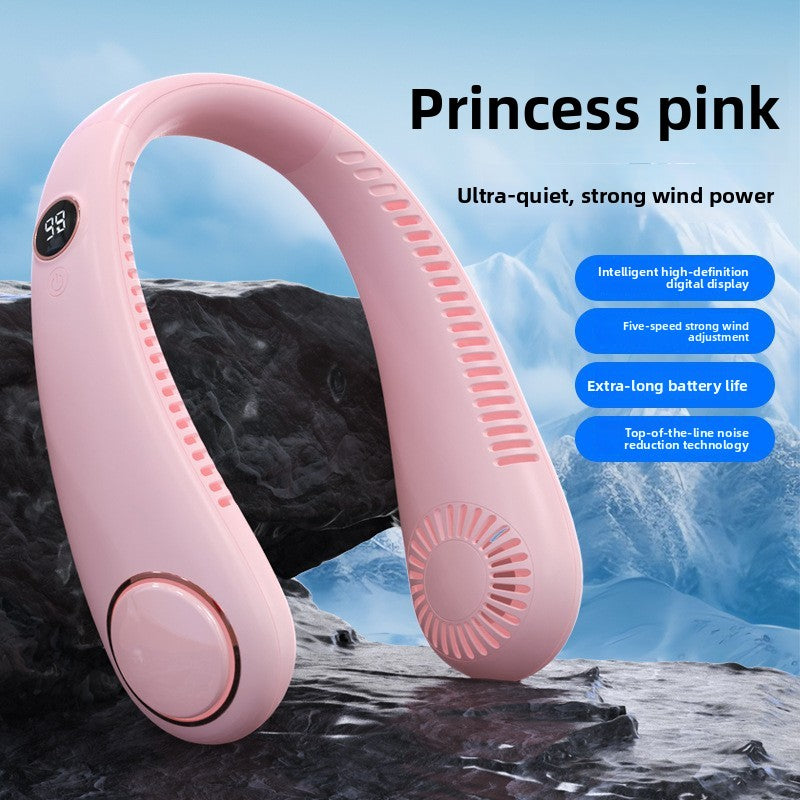 Portable Neck Fan with Adjustable Speeds