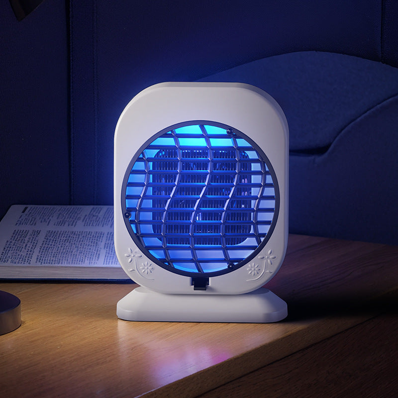 Portable USB Rechargeable Mosquito Killer Lamp with Fan