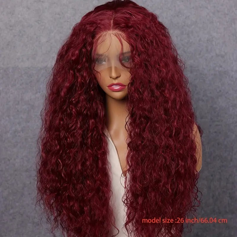 Fashion Lace Front Wig Long Curly Hair