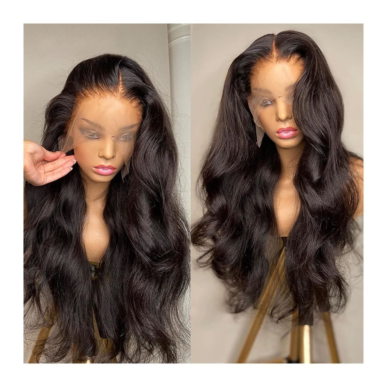 Long Curly Lace Front Synthetic Wig
