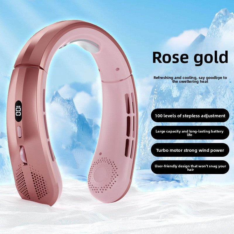 Portable Neck Fan with Adjustable Speeds