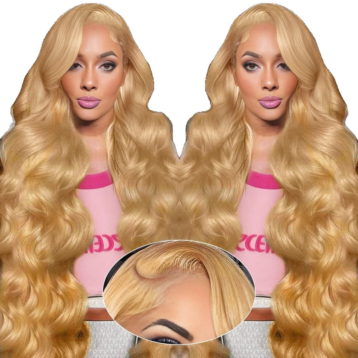 13x4 Body wave Synthetic Lace wig