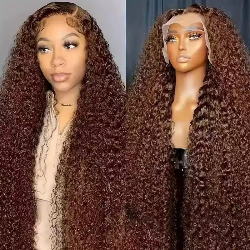 Long Curly Synthetic Wigs Lace Front