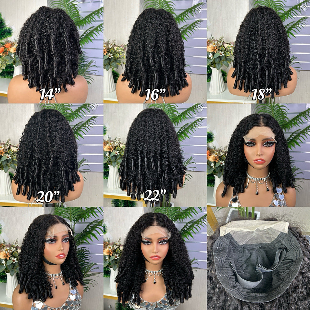 100% Burmese Hair Curly 5x5 Full Lace Frontal Wig