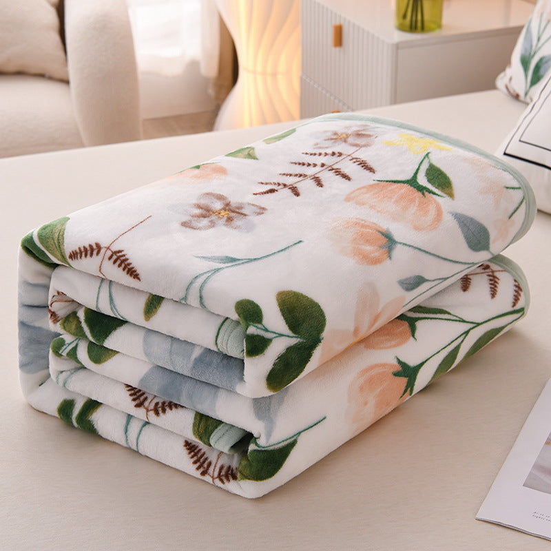 Coral fleece blanket
